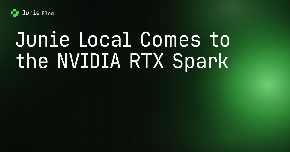 junie.jetbrains.com — Junie Local runs on the NVIDIA RTX Spark from day one, and Windows support is now…